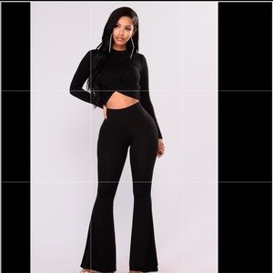 Black pants 2 piece